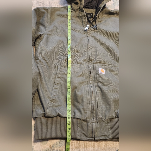 Carhartt Mens J130 Jacket. Moss Color. Size M. EUC. - Picture 6 of 7